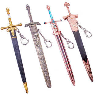 艾尔登法环卡利亚失乡骑士大剑武器模型带刀鞘22cm金属摆件工艺品