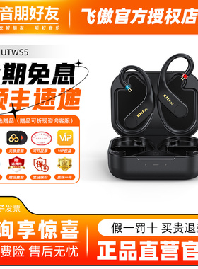 FiiO/飞傲 UTWS5 2025新版真无线蓝牙解码耳放hifi发烧级蓝牙耳挂