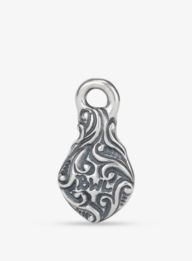 BWL收藏品S925纯银海浪吊坠