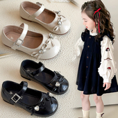 2026春秋新款 蝴蝶结宝宝公主鞋 儿童鞋 韩版 子女孩软底单鞋 女童皮鞋
