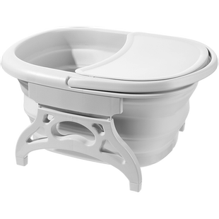 新款 FaSoLa可折叠泡脚桶过小腿家用收纳便携式按摩养生宿舍足浴