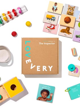 Lovevery早教盒月龄盒蒙氏教育美国正品顺丰包邮3-4周到货