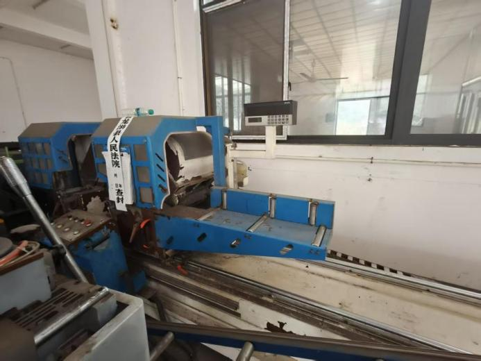 1月14日衢州建材公司所有的门窗切割机等机器设备（二手）网络拍卖公告