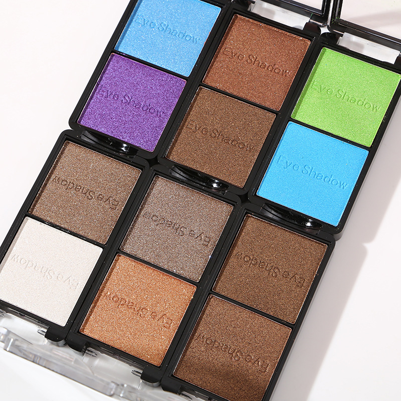 双色彩色眼影学生舞台妆表演彩妆