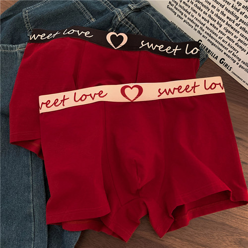 高级感十足的安可拉红平角裤