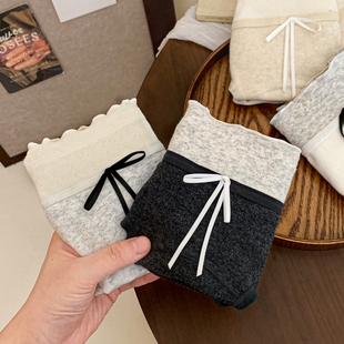 女士全棉三角裤 恬柔谧语 2026新款 女款 女不卡裆 女生舒适纯棉内裤