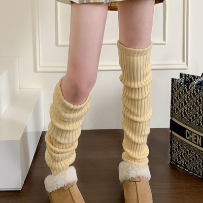 一眼爱上的高级感撞色袜套~