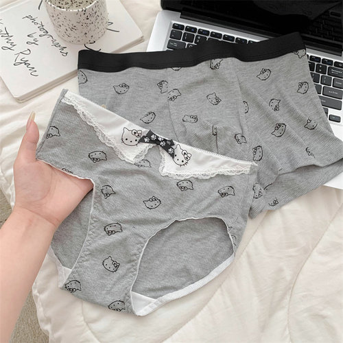 敲舒适的凯蒂小猫情侣内裤