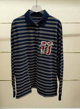 福现货正品25442T105160-250开1599冬条纹POLO衫