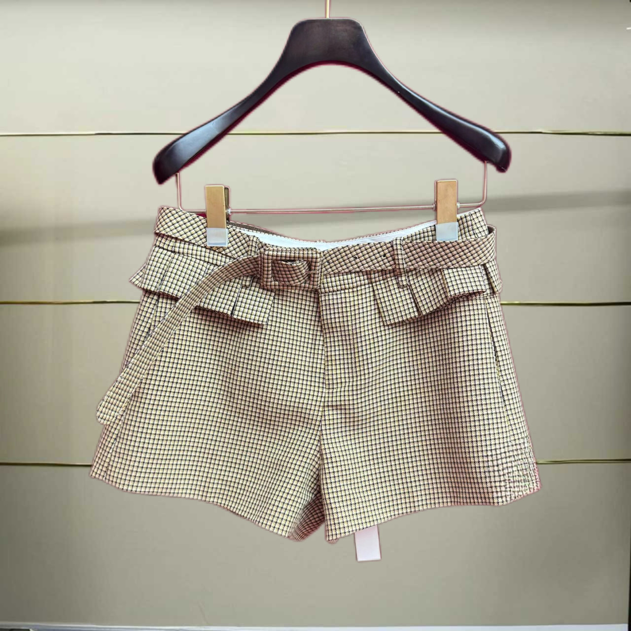 叁正品25秋复古格纹短裤LF25Q21SP021-250,女装/女士精品,短裤,淘宝优惠券,粉丝福利购,淘宝优惠卷