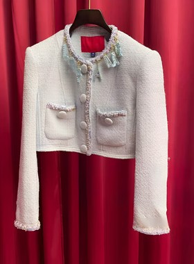 正品23春 编织链条短外套LF23C51C03N088-230