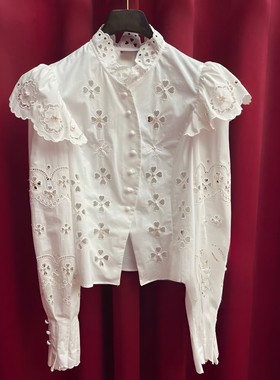 正品24秋马德拉刺绣钉珠上衣LF24Q01SB167-240