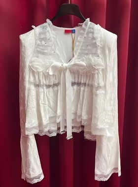 正品 24夏提花缎面外套LF24X00SB303-240