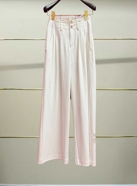 肆正品25夏修身遮胯花边长裤FF25X00SP371-250