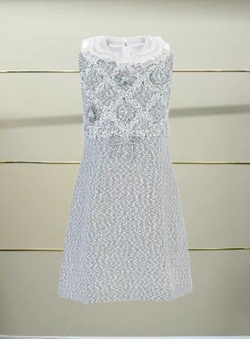 肆正品 25夏重工花纱连衣裙LF25X11SO395-250