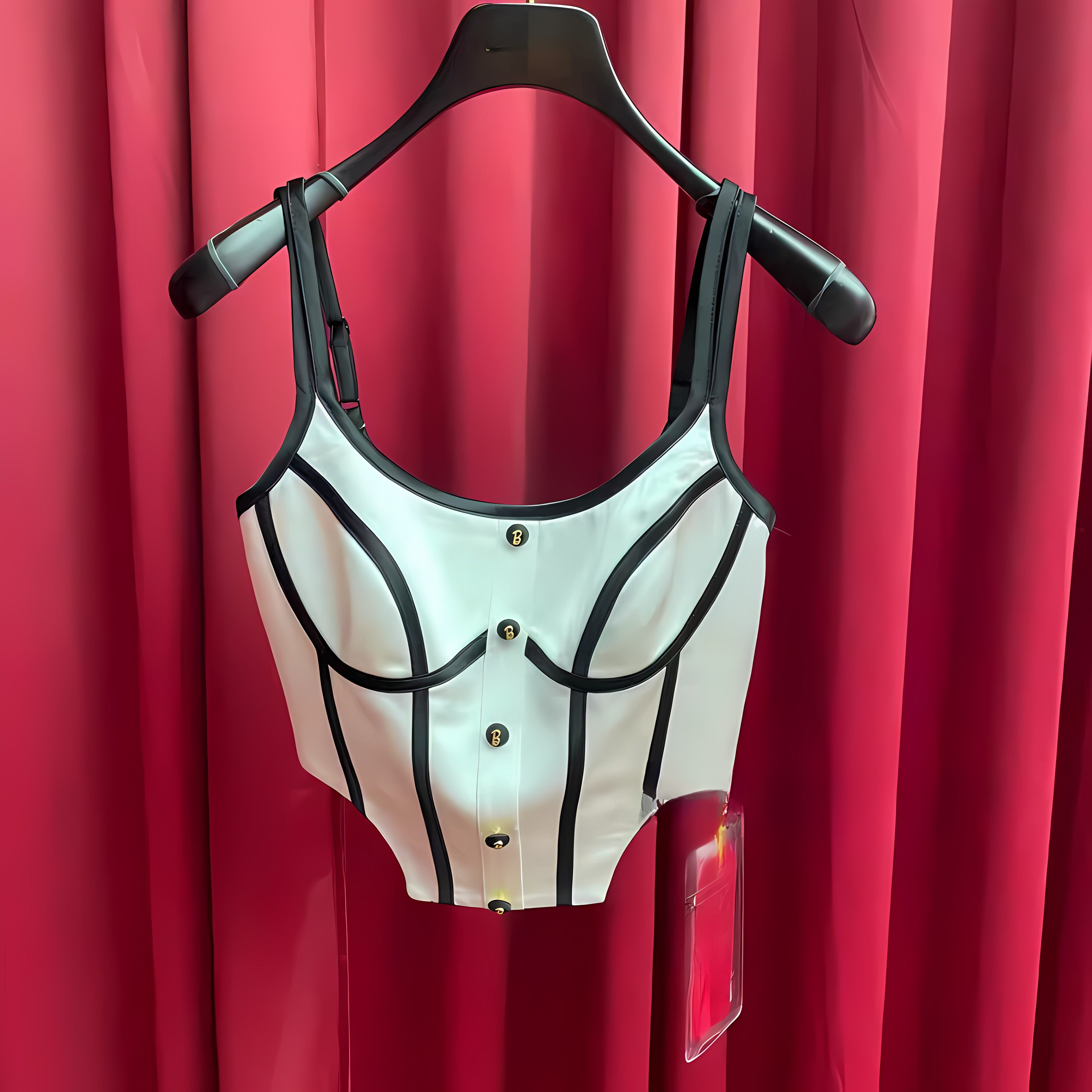 正品 23春 间条宫廷风背心LF23C61Q01W072-230,女装/女士精品,背心吊带,淘宝优惠券,粉丝福利购,淘宝优惠卷