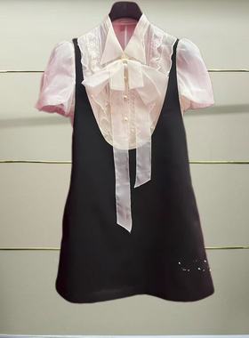 肆正品 25夏宫廷风连衣裙套装LF25X025O294-250