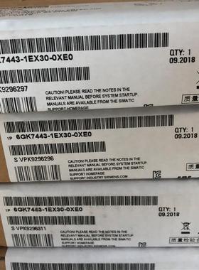 6GK7443-1EX30-0XE0 通信处理器CP 443-1 6GK7 443-1EX3O-OXEO