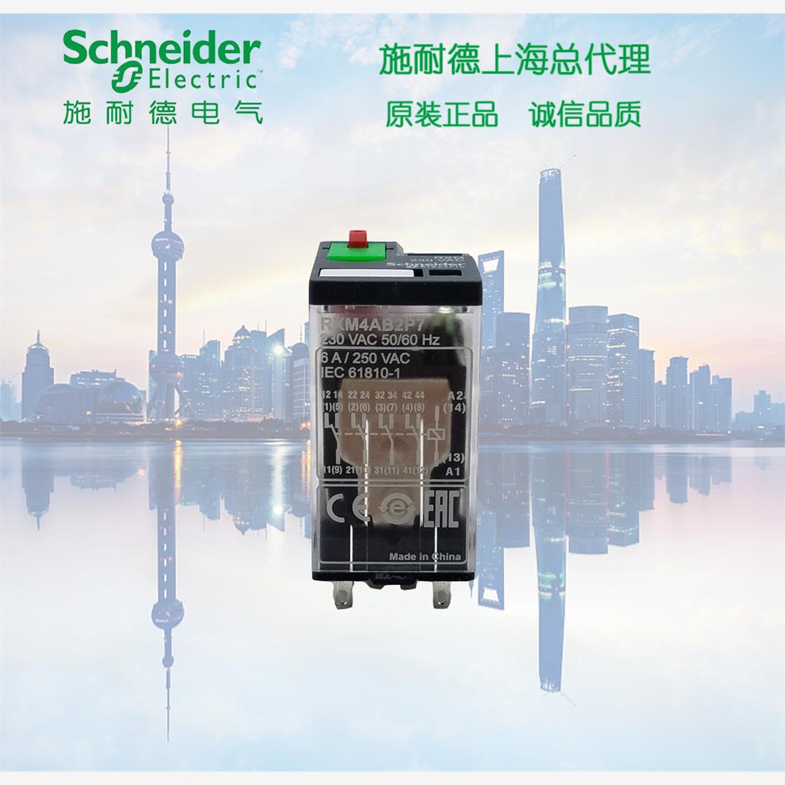 库存现货正品  施耐德 小型继电器 RXM2AB2ED DC48V