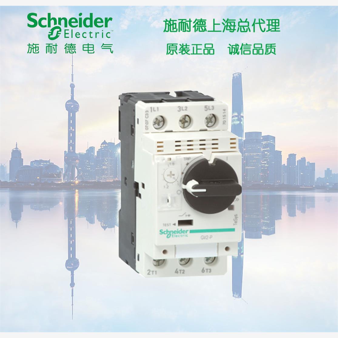 库存现货施耐德 GV2P21热磁式电动机断路器旋钮控制 整定电流17-2