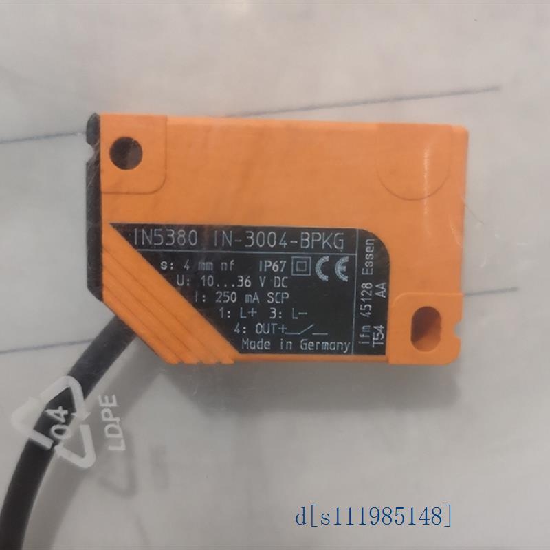 ifm/易福门光纤光电感测器   IN5380   光电感测器  IN-3004-BPKG