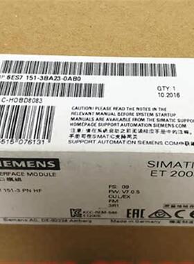 6ES7151-3BB23-0AB0 ET 200模块 IM151-3 PN FO 6ES71513BB230AB0