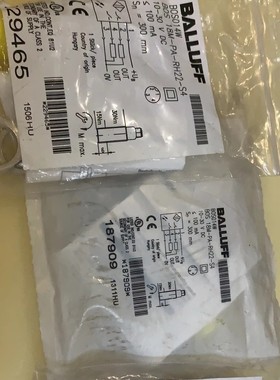 巴鲁夫BALLUFF光电开关BOS014W BOS 18M-PA-RH22-S4全新库存现货