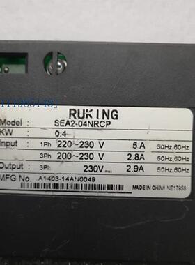 RUKING儒竟  SEA2-04NRCP  伺服驱动器