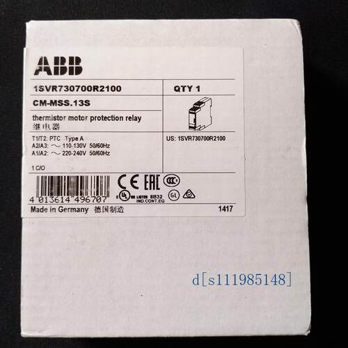 CM-MSS.13S 1SVR730700R2100 ABB热敏电阻继电器(替代CM-MSS)