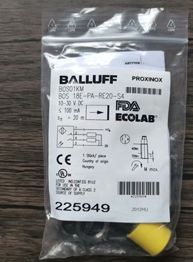 全新原装正品巴鲁夫 BOS01KM 传感器 BOS 18E-