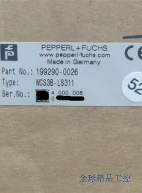 原装P+FWCS3B-LS311/199290-0026现货/WCS3B-LS310D/199290-0030