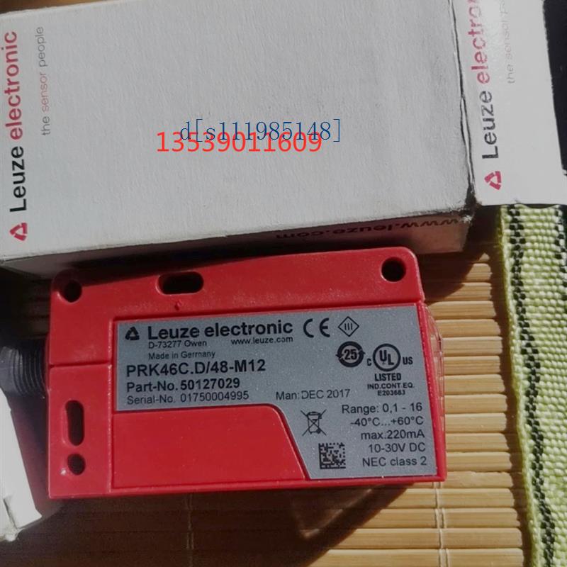 LEUZE劳易测德国PRK46C.D/48-M12反射型光电传感器50127029原装