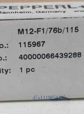 原装全新倍加福 P+F 光电传感器 MV12-F1/82b/115/128 议价115968