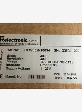 TR 拉绳编码器CEW65M-10094   D-78647  TR-ECE-T1-DBG-0131