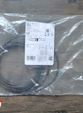全新原装正品 IFM易福门 EVC142 传感器连接线 4芯