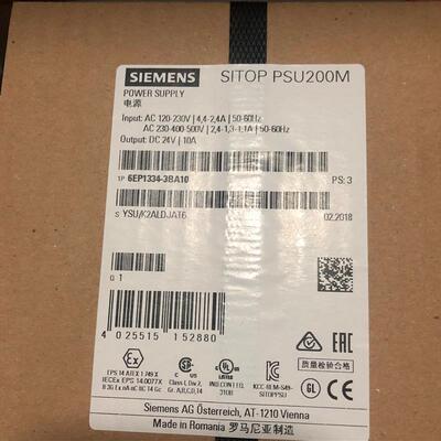 SITOP稳定电源模块6EP1334-3BA10/24V/10A电源6EP13343BA10