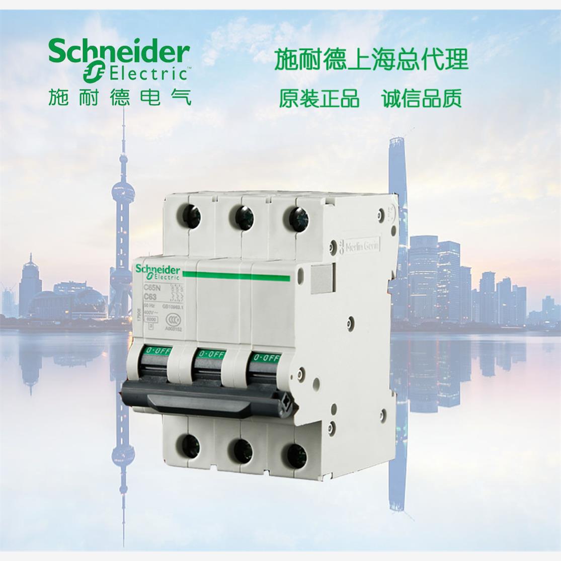 【库存现货正品】 施耐德空气断路器   A9F19301  ic65N  3P D1A