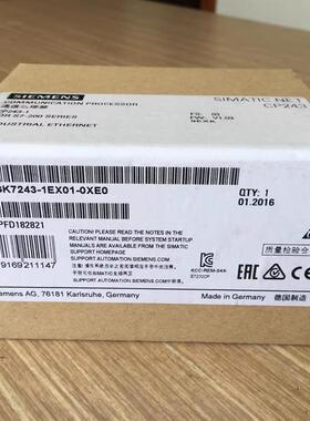 以太网模块CPU243-1 6GK7243 6GK7 243-1EX01/1EX00/0XE0