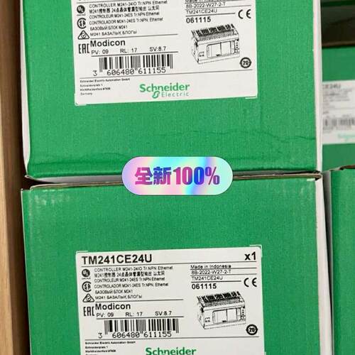 施耐德PLC TM241CE24U 全新原装