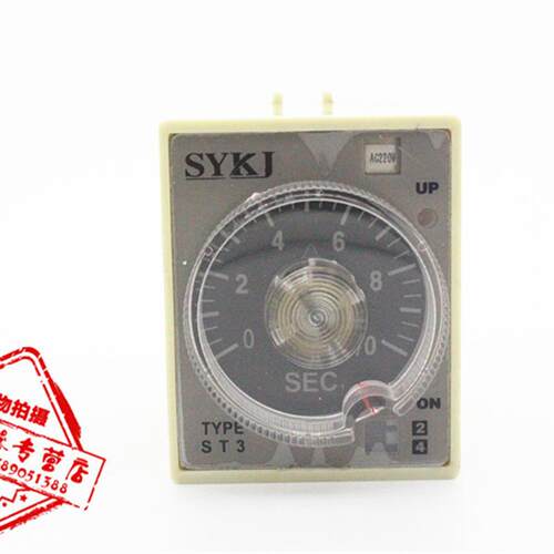 时间继电器 ST3PA-D JSZ3A-D 10S 220V 380V DC24V 时间累时器