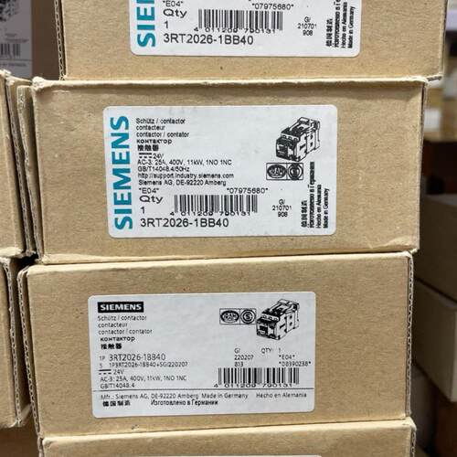 西门子接触器 3RT2026-1BB40 3RT2026-1