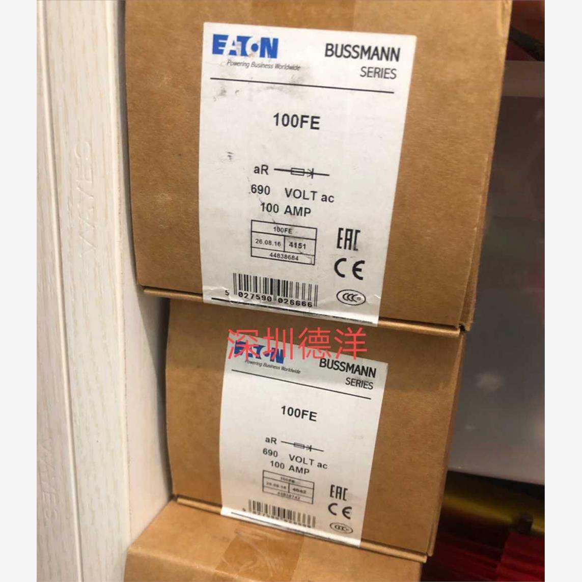 全新库存现货BUSSMANN保险丝 BS88:4熔断器 100F E  100A 690V  1