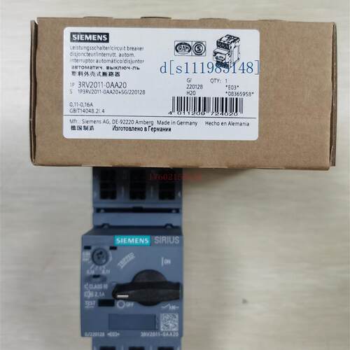3RV6411-1KA10 3RV6411-1GA10/1HA10/1JA10/1KA10/4AA10/4AA10
