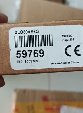 原装正品美国邦纳BANNER光电开关SLO30VB6Q
