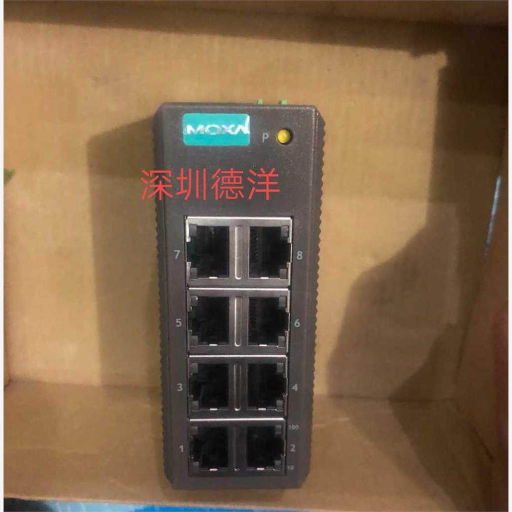 MOXA 全新库存现货EDS-208工业级交换机 【现货】