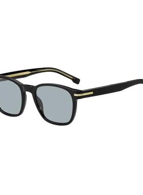 代购Hugo Boss男士太阳镜防紫外线遮光抗强光清晰视野方形黑色