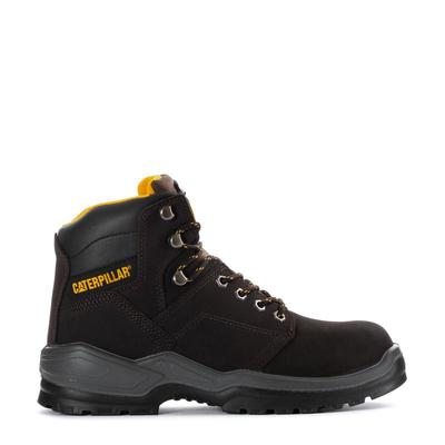 代购CATERPILLAR男士工装鞋耐磨防滑缓震工作靴中筒系带男鞋