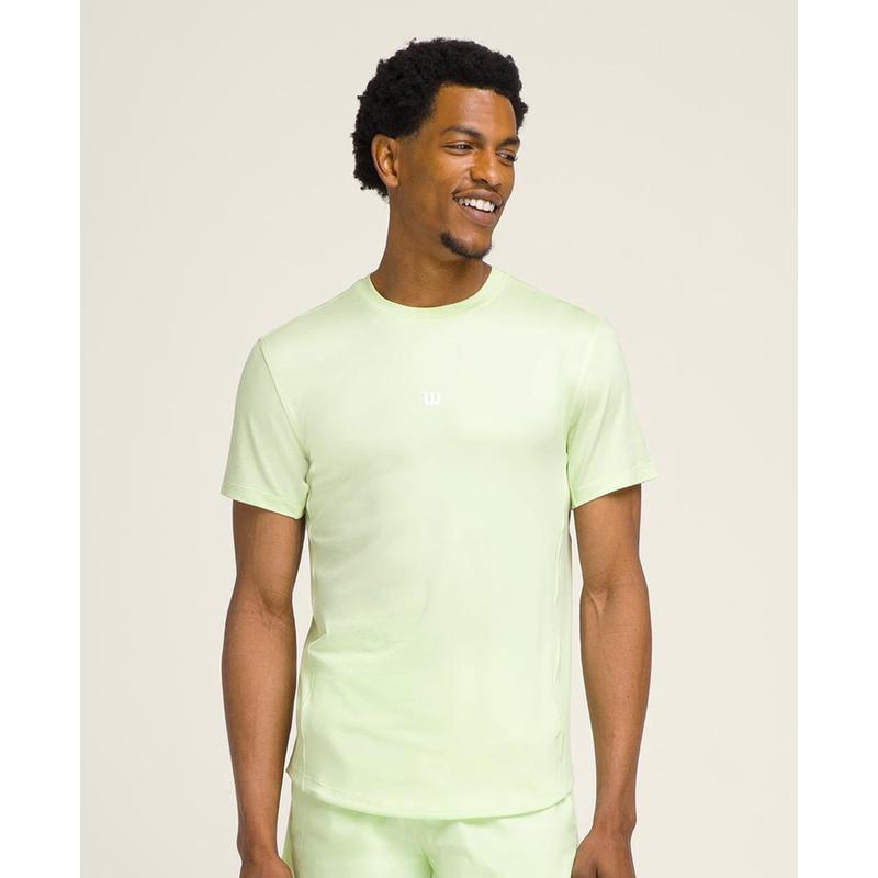 代购Wilson威尔胜男士运动T恤速干透气抗异味高附加值短袖圆领