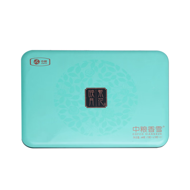 中粮香雪繁花映月月饼礼盒435g 中秋节月饼礼盒 团购送好礼