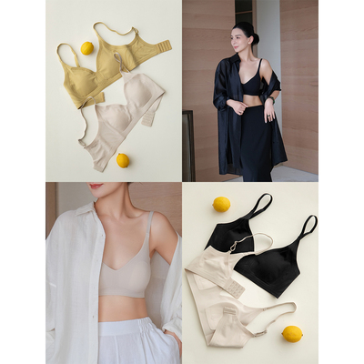 无钢圈软糯舒适固定杯文胸内衣